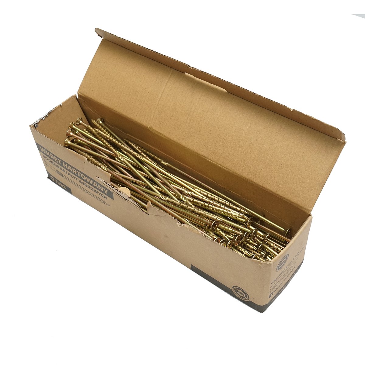 Surub pentru lemn autofiletant cu cap inecat 6x260mm tip torx TX30, 100 buc/cutie